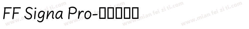 FF Signa Pro字体转换